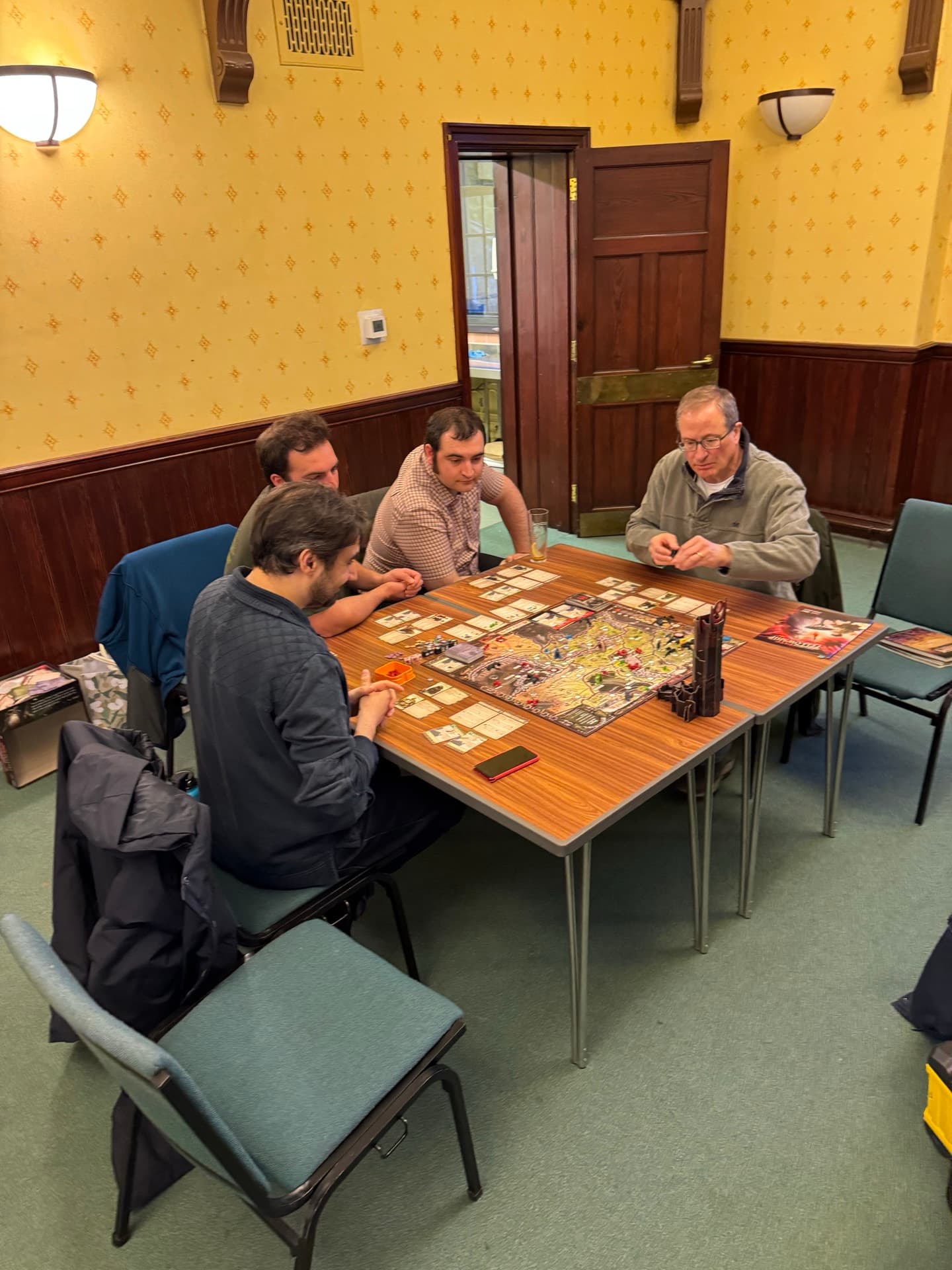 Painted miniatures at LVTA club night